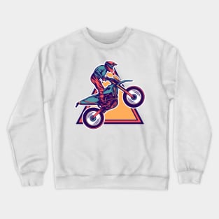 Motocross Rider Crewneck Sweatshirt